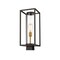 Z-Lite Dunbroch 1 Light Outdoor Post Mount Fixture, Deep Bronze + Outdoor Brass & Clear 584PHMS-DBZ-OBS - alternate 1